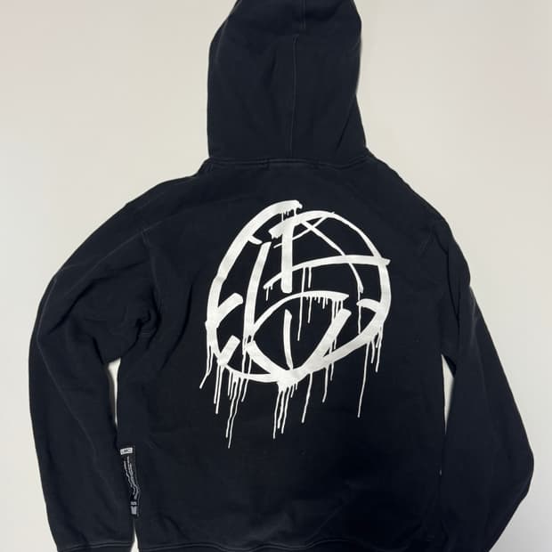 LMC 엘엠씨 백 로고 스트릿 후드티 M 블랙