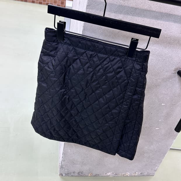 quilted wrap skirt
