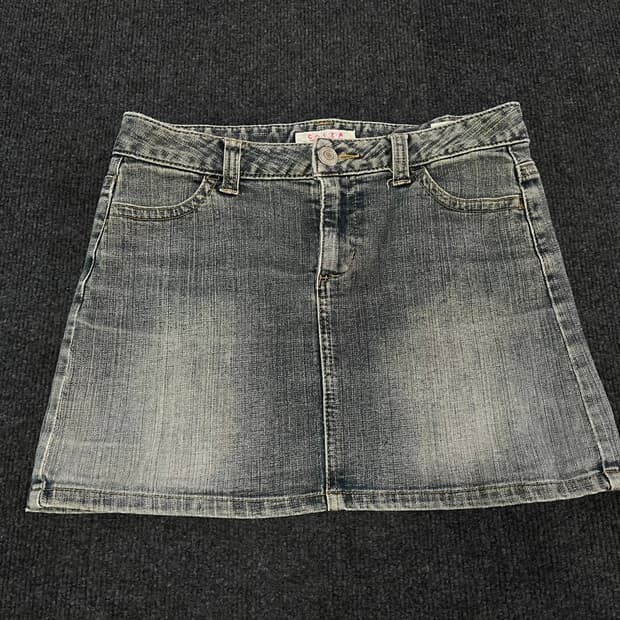 CALZA 데님 미니스커트