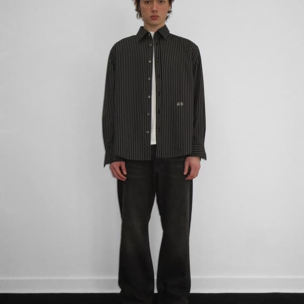 [M] 커미션 스트라이프 뱅커 셔츠