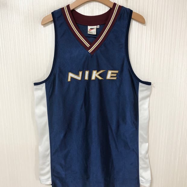 나이키 올드스쿨 90's 나이키바스켓볼 빈티지 슬리브리스져지 M(100)