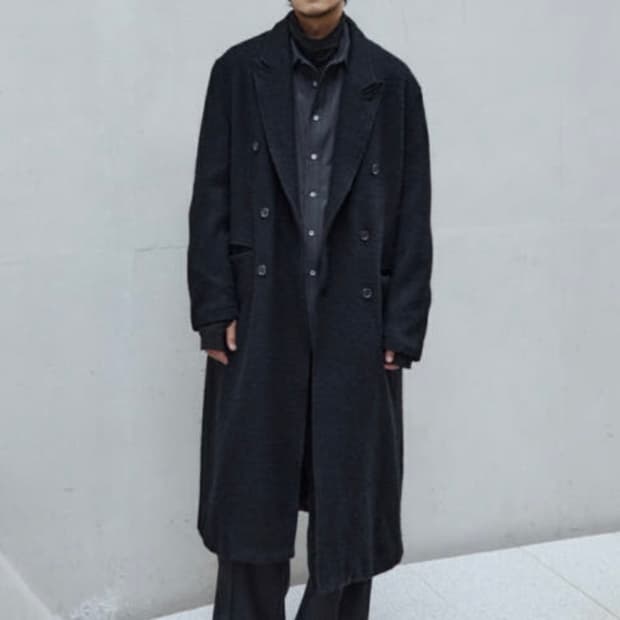 유스 축융 더블 코트 M