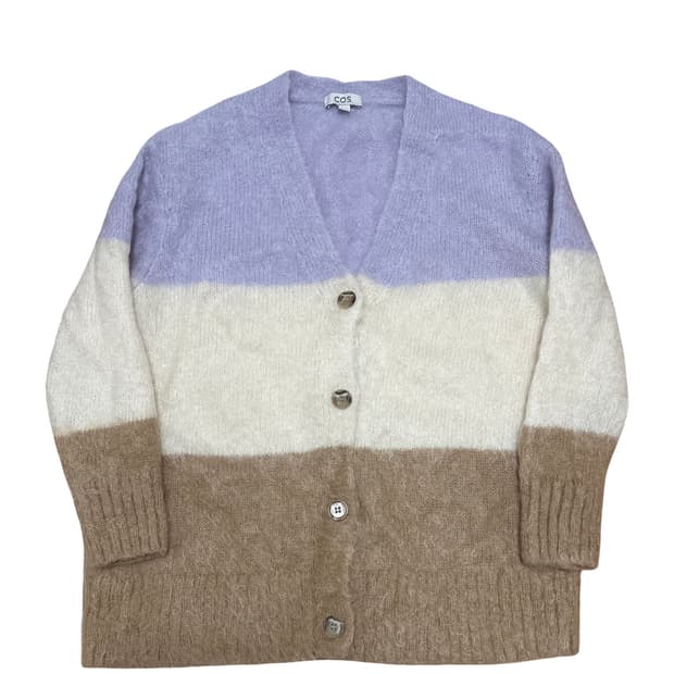 COS 코스 오버핏 모헤어 가디건