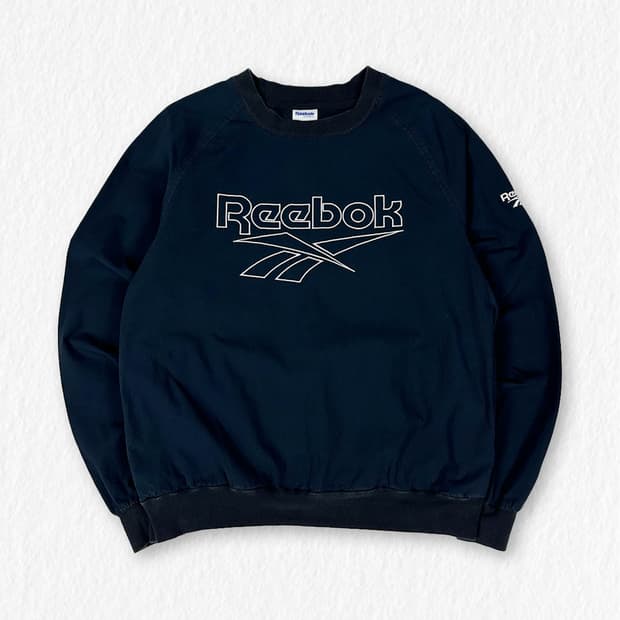 리복 레트로 코튼 맨투맨