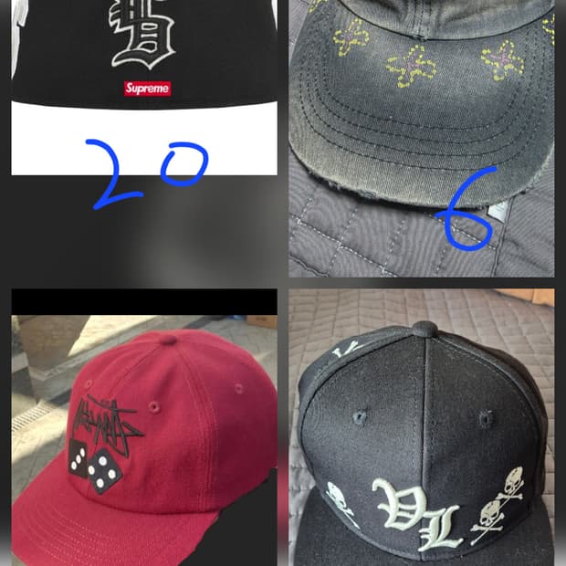 슈프림 스투시 벤슨 더뮤지엄비지터 모자 팔아요