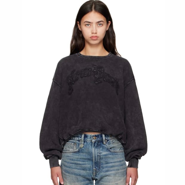 [XS,S,M,L]알써틴 R13 벌룬 워싱 스웨트셔츠