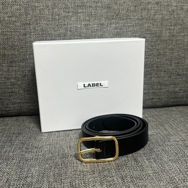 (1) 라벨아카이브 루프 골드 버클 벨트 Rolf gold buckle