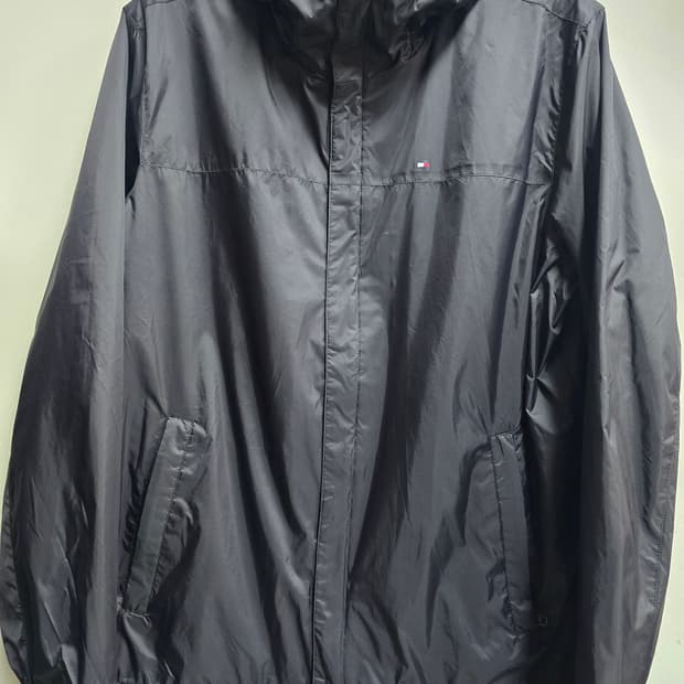 타미힐피거 경량 간절기 후드레인자켓 L(오버핏)