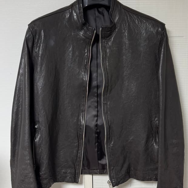 도메스틱 이태리 렘스킨 레더자켓 L