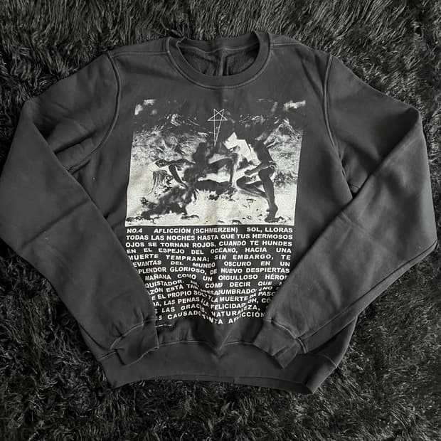 릭오웬스 펜타그램 스웻셔츠