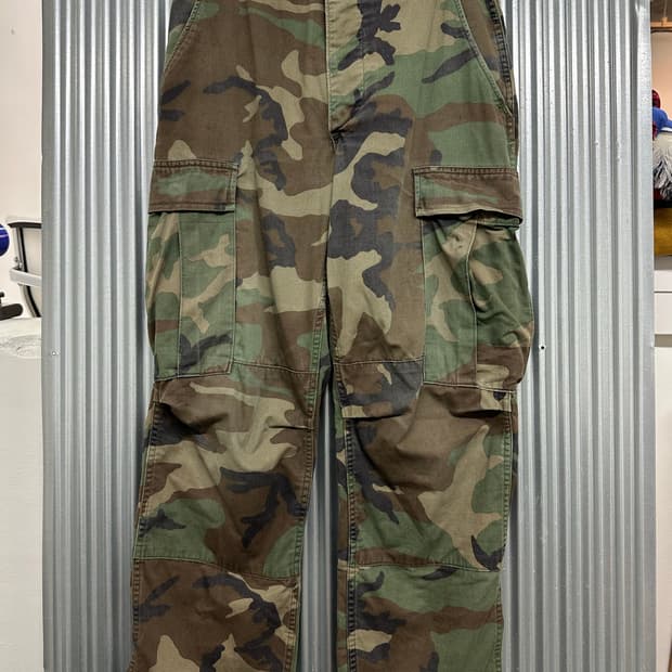 (s레귤러 )90s U.S.ARMY 미군 우드랜드 BDU 카고팬츠