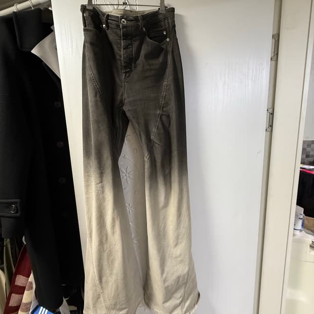 릭오웬스 그라데이션 바이어스 부츠컷