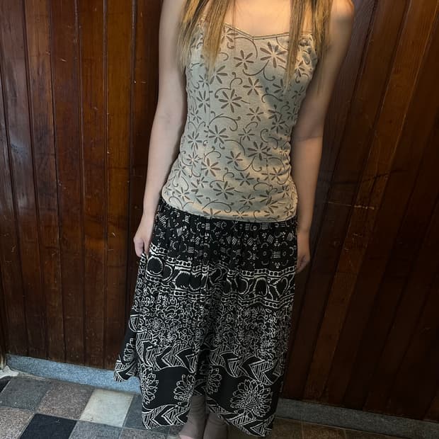 india cotton skirt