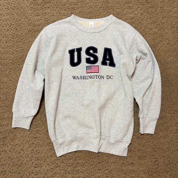 Made in usa Washinton DC 스웻셔츠 (M)