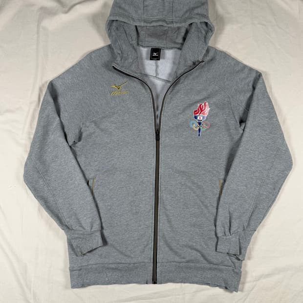 미즈노 후드 집업 자켓