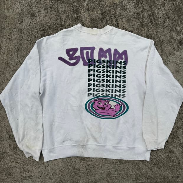 [XL] 90s Hanes 프린팅 스웻셔츠