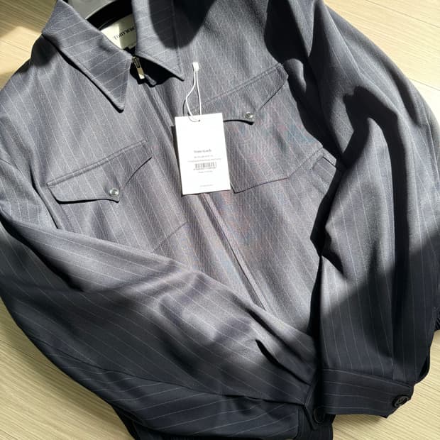 토니웩 핀스트라이프 더블 포켓 블루종 XL