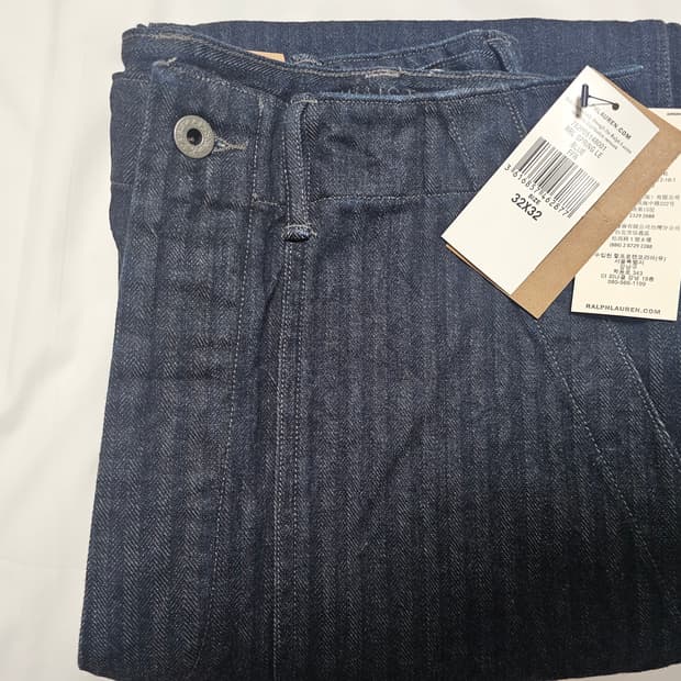 RRL 리미티드 에디션 인디고 헤링본 팬츠 32x32