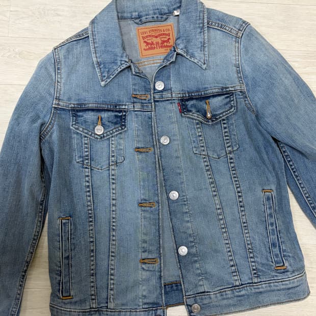 리바이스 청자켓 s사이즈