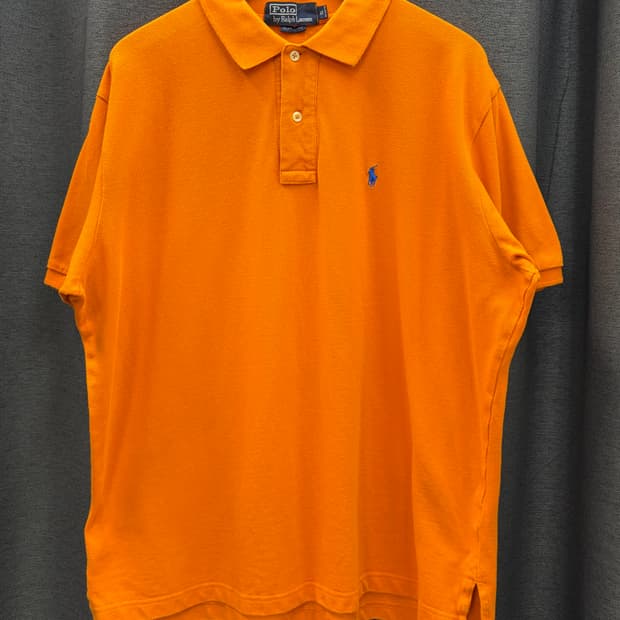 폴로 랄프로렌 반팔 PK 카라 티 오렌지 XL