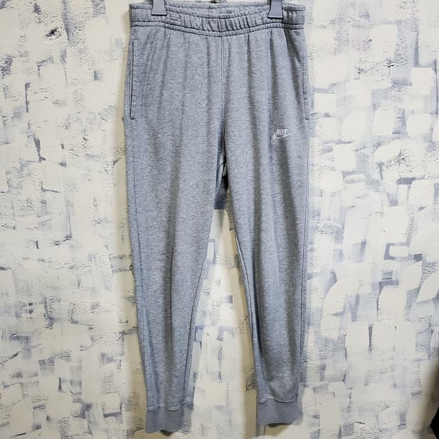 나이키 회색 트레이닝 조거 팬츠 