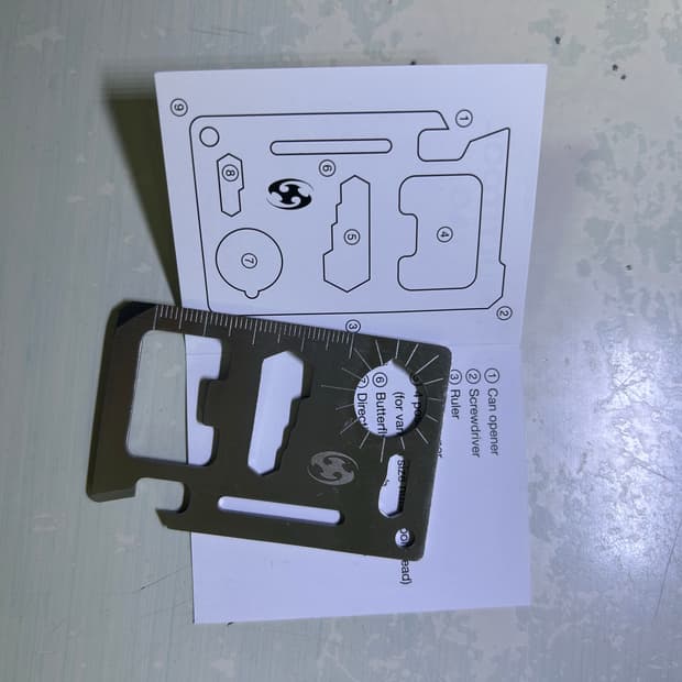 산산기어 sansan gear multitool tag 2개