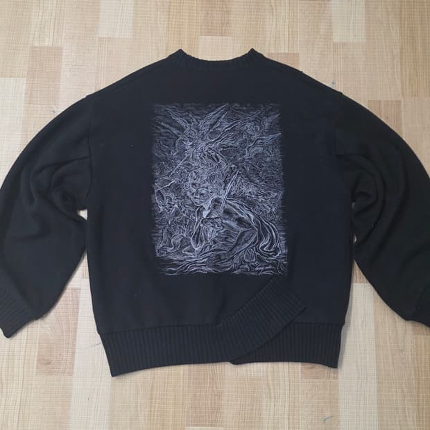 송지오 엠브로이드 니트 48 (정가 639,000원)