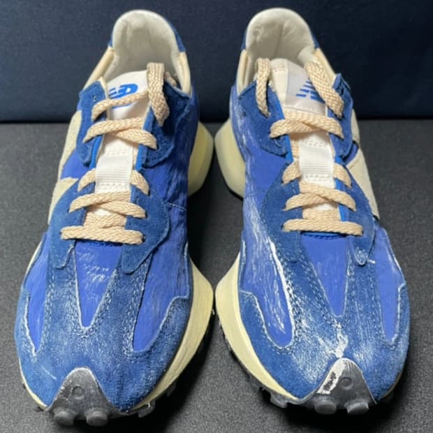 뉴발란스 327 빈티지 럭스 블루 235 파랑