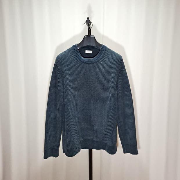 (택포) 타임옴므 코듀로이 라운드넥 니트 100 B375