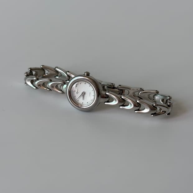 1990s Opus Silver Bracelet Ladies Quartz