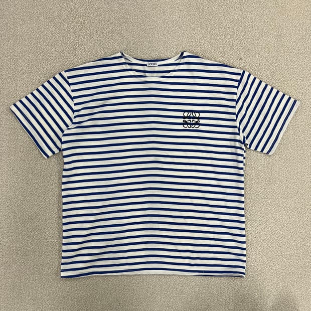 실측확인 고급 스트라이프 반팔 티셔츠 0225M2