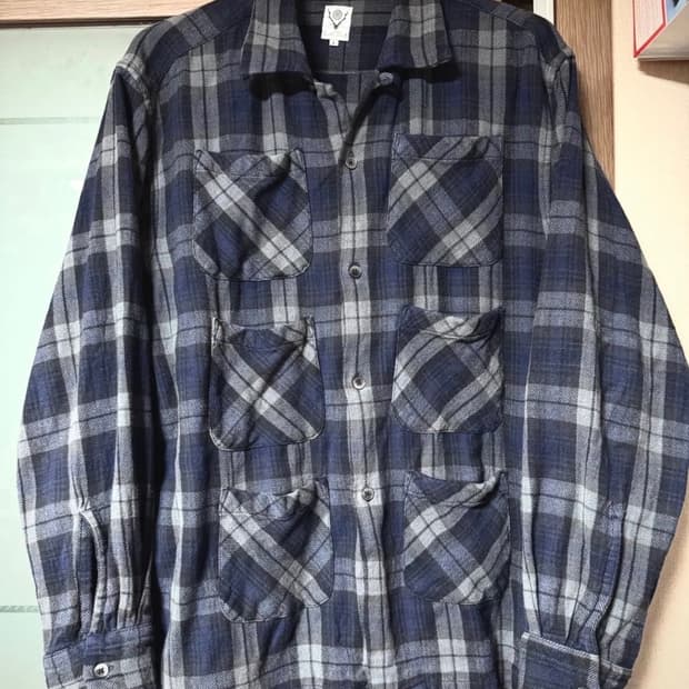 [L]남이서팔 6포켓 플란넬 셔츠 팝니다