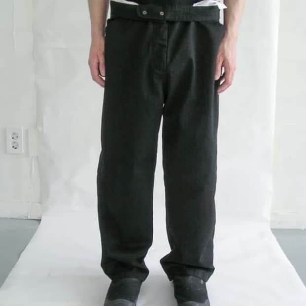 에옹쓰 work pants black