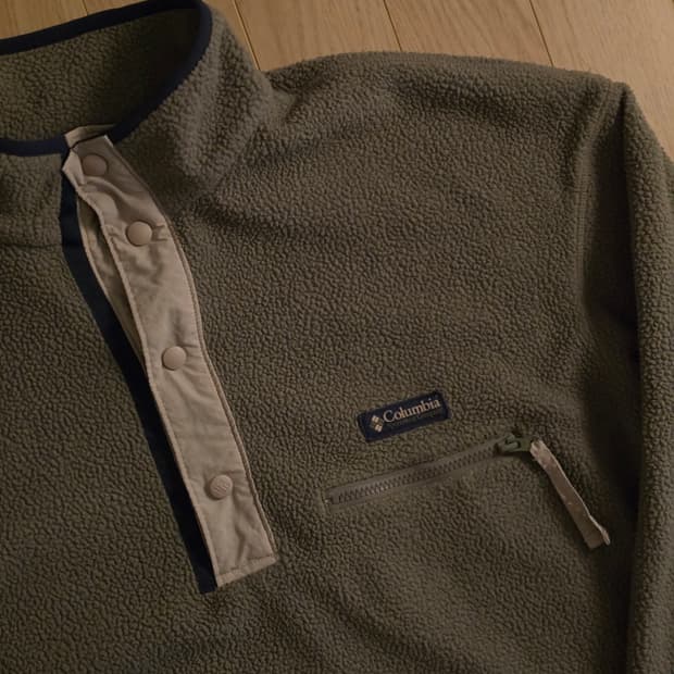 Columbia 컬럼비아 스냅 신칠라 플리스 반집업 L