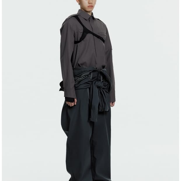 [3] HYEIN SEO Biker Shirt w/ Strap