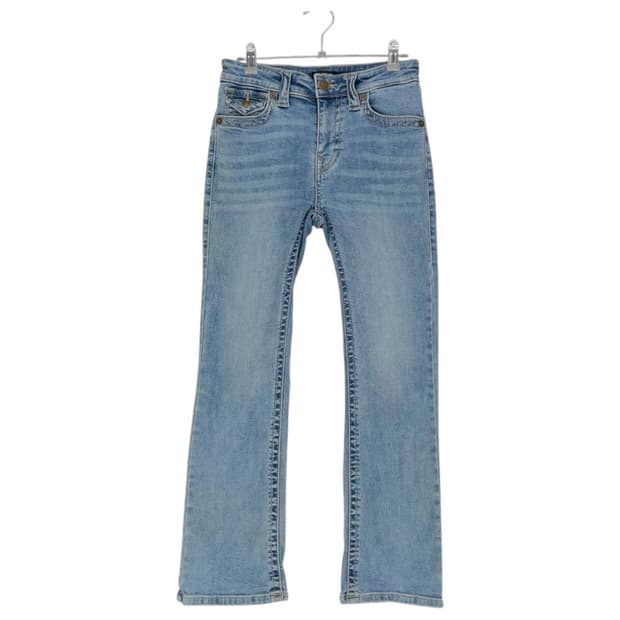 트루릴리전 True Religion 연청 슬림 세미부츠컷 데님팬츠 26