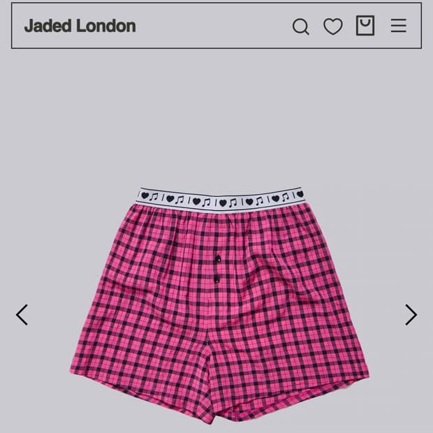 미개봉) Jaded London boxers 복서 쇼츠