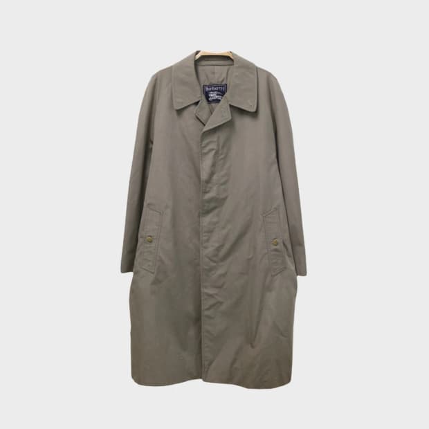 버버리 미디 코트 62096