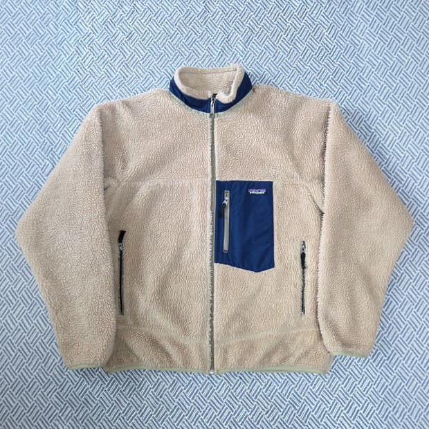 (L)파타고니아 Usa 레트로엑스 오트밀 플리스 자켓