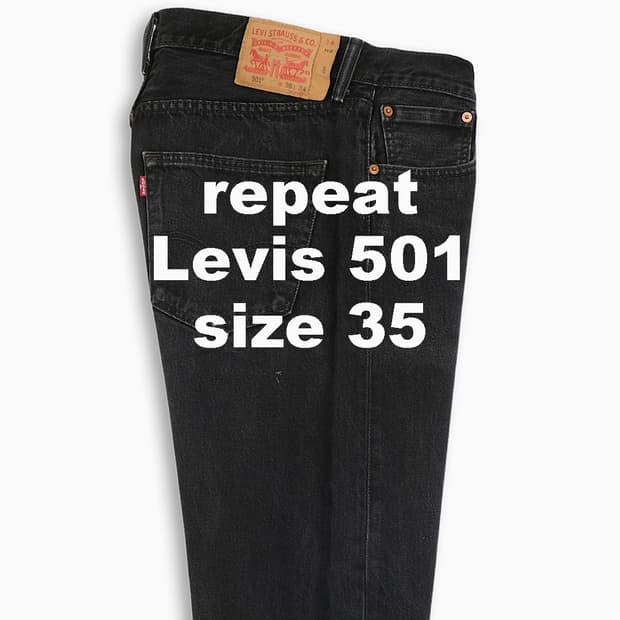 빈티지 리바이스 501 35 사이즈 LV50136187