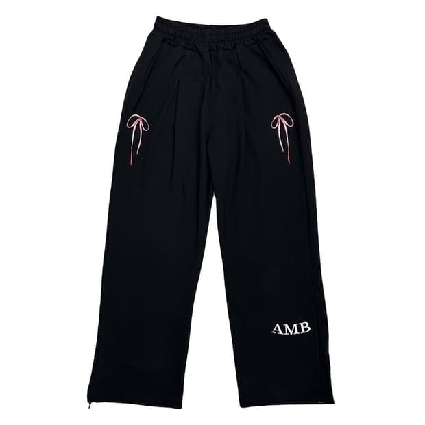 앰블러 리본 투웨이 팬츠 AP801 블랙 M
