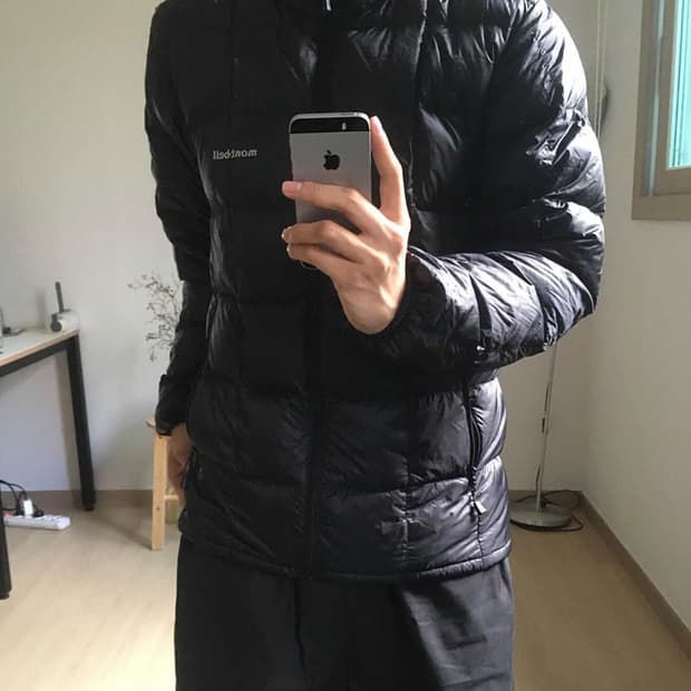 몽벨 슈페리어 다운 자켓 블랙