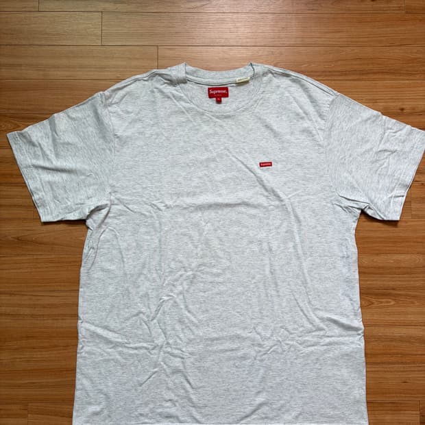 [XL] 슈프림 스몰 박스 티셔츠 애쉬 그레이