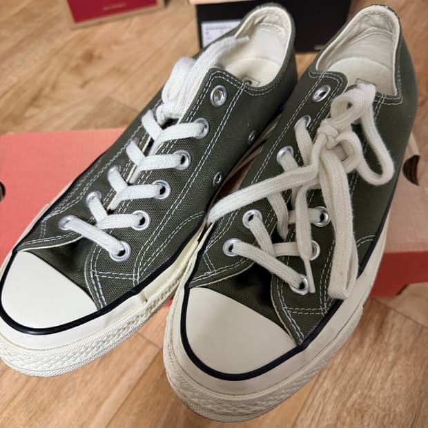 240 컨버스 척테일러 로우 카키