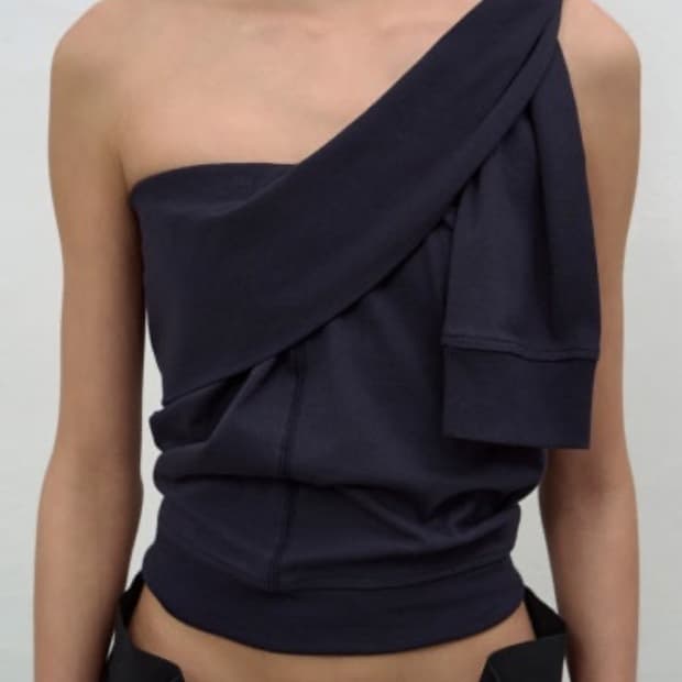 엘씨디씨 LCDC bustier detail jersey top