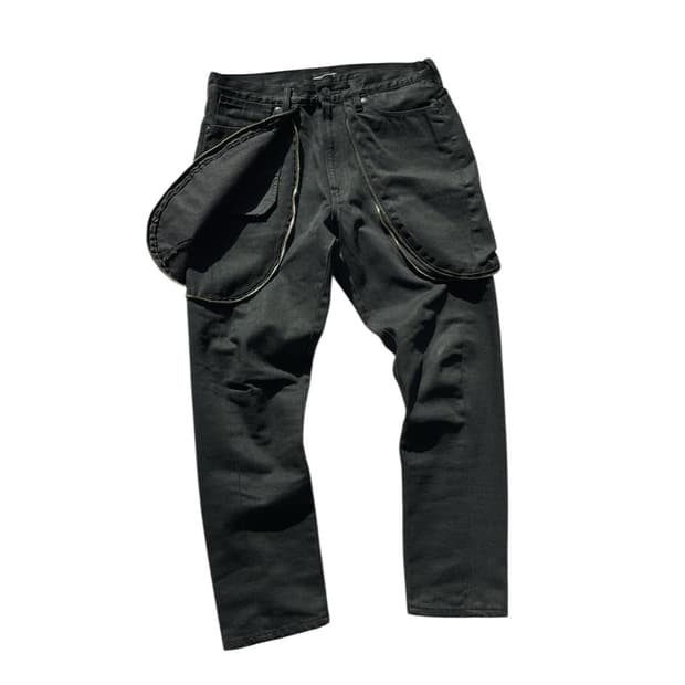 Back-to-front Zipper Pants