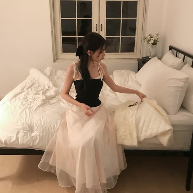 클라우드이모션 fiancée organza rich long sk