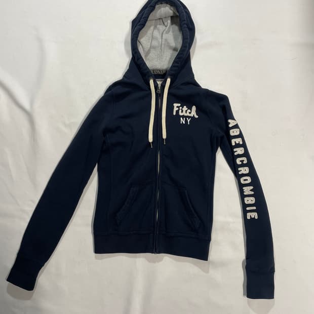 아베크롬비 딱붙 써멀 후드집업 