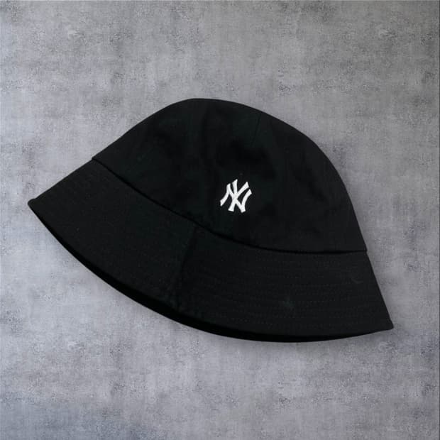 MLB 뉴욕양키스 로고 블랙 버킷햇