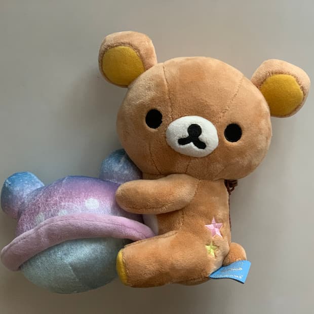 고전 산엑스 리락쿠마 우주 인형 방꾸미기 소품